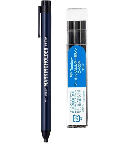 Amazon | トンボ鉛筆 マーキングホルダ- 赤 H-DM25 【10セット